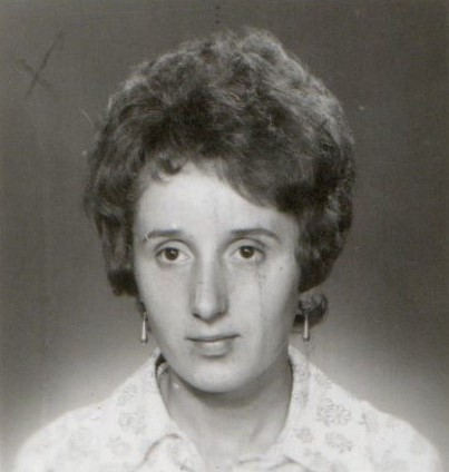 Jarmila Mikesova in her youth