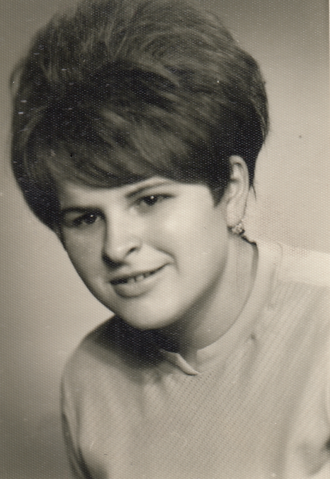 Zdena Bartoníková (née Končická) in 1968