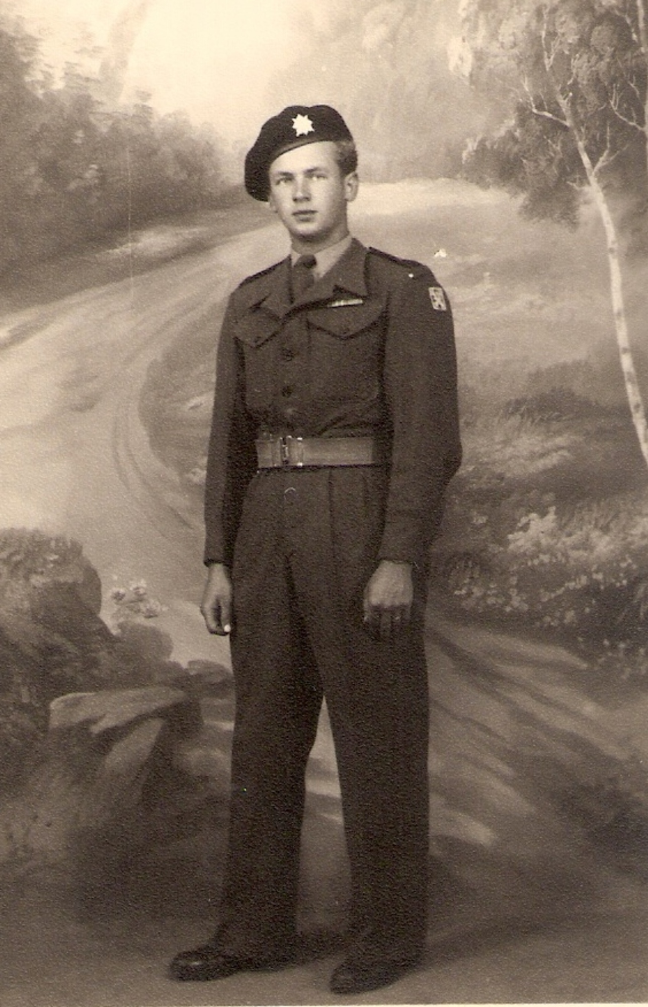 Adolf Kaleta v době, kdy bojoval u Dunkerque