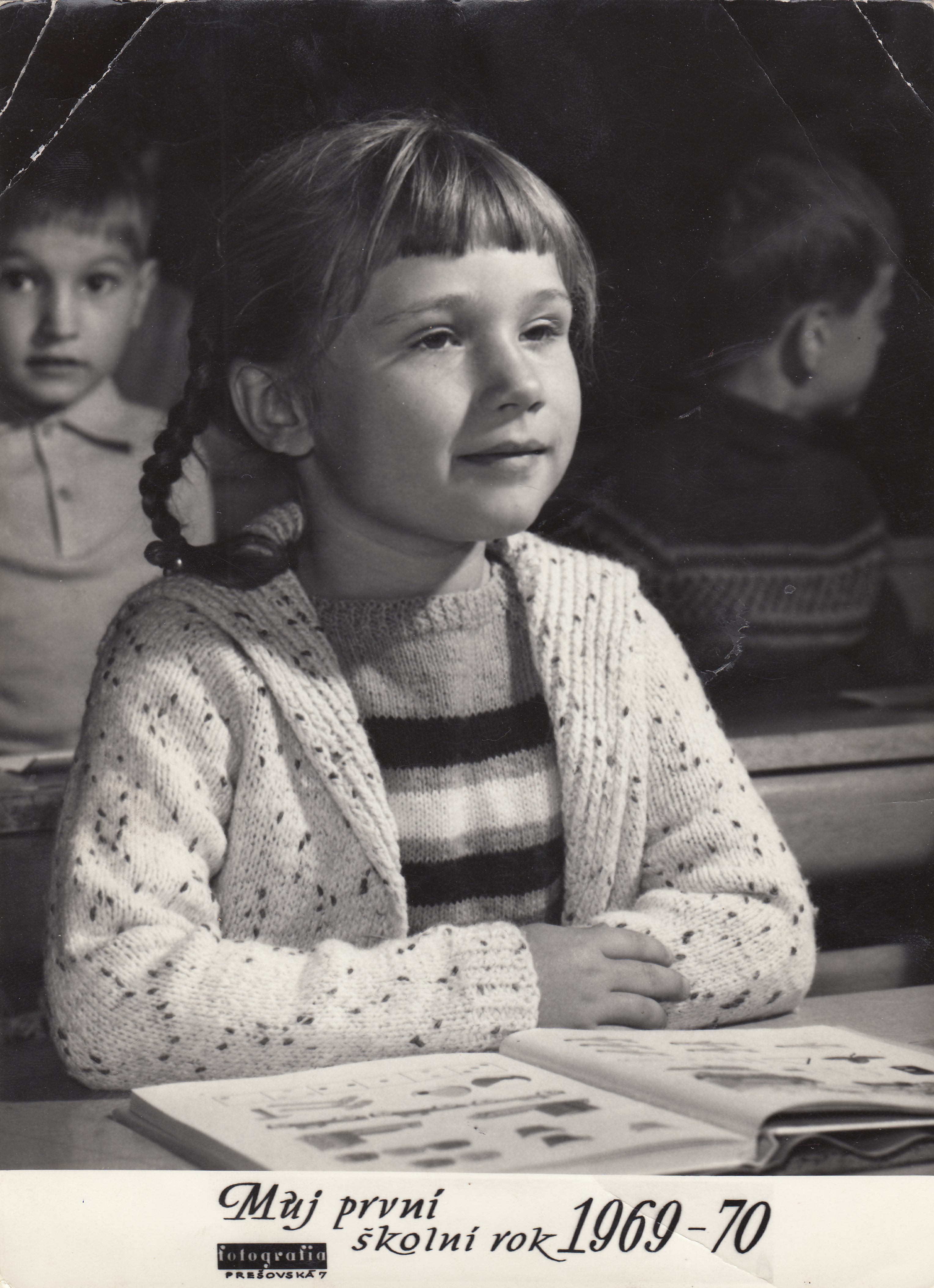School portrait, first grade, 1969-1970