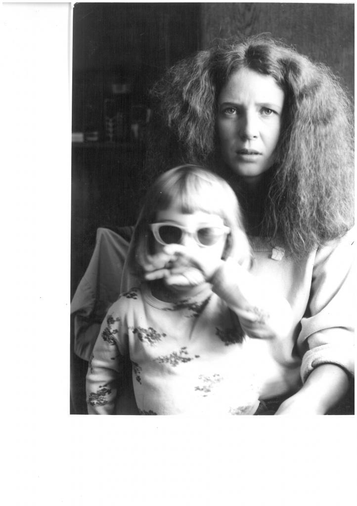Jana Soukupová s dcerou Lucií, 1982