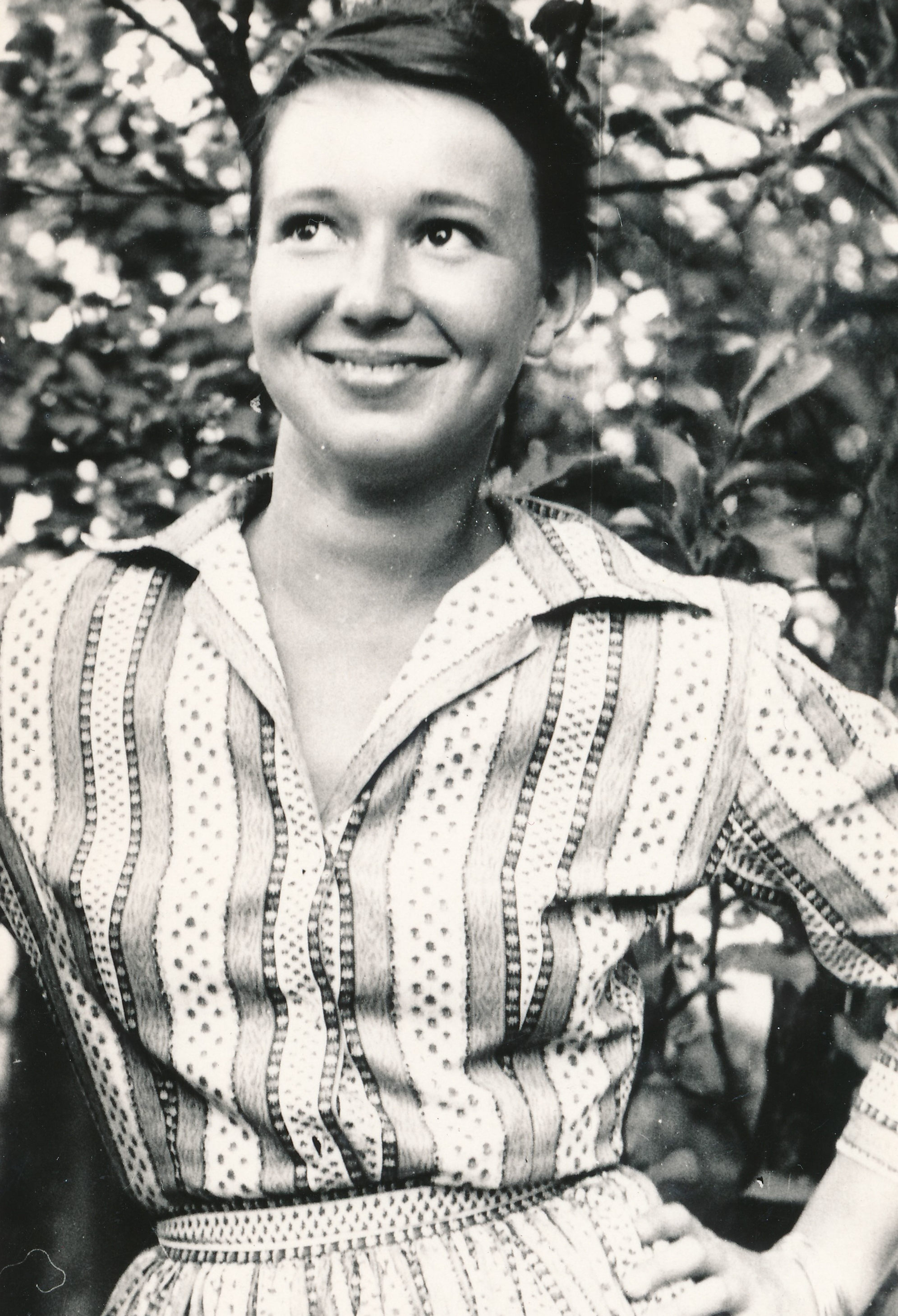Charlotta Pocheová in 1962 in Nové Město nad Metují 