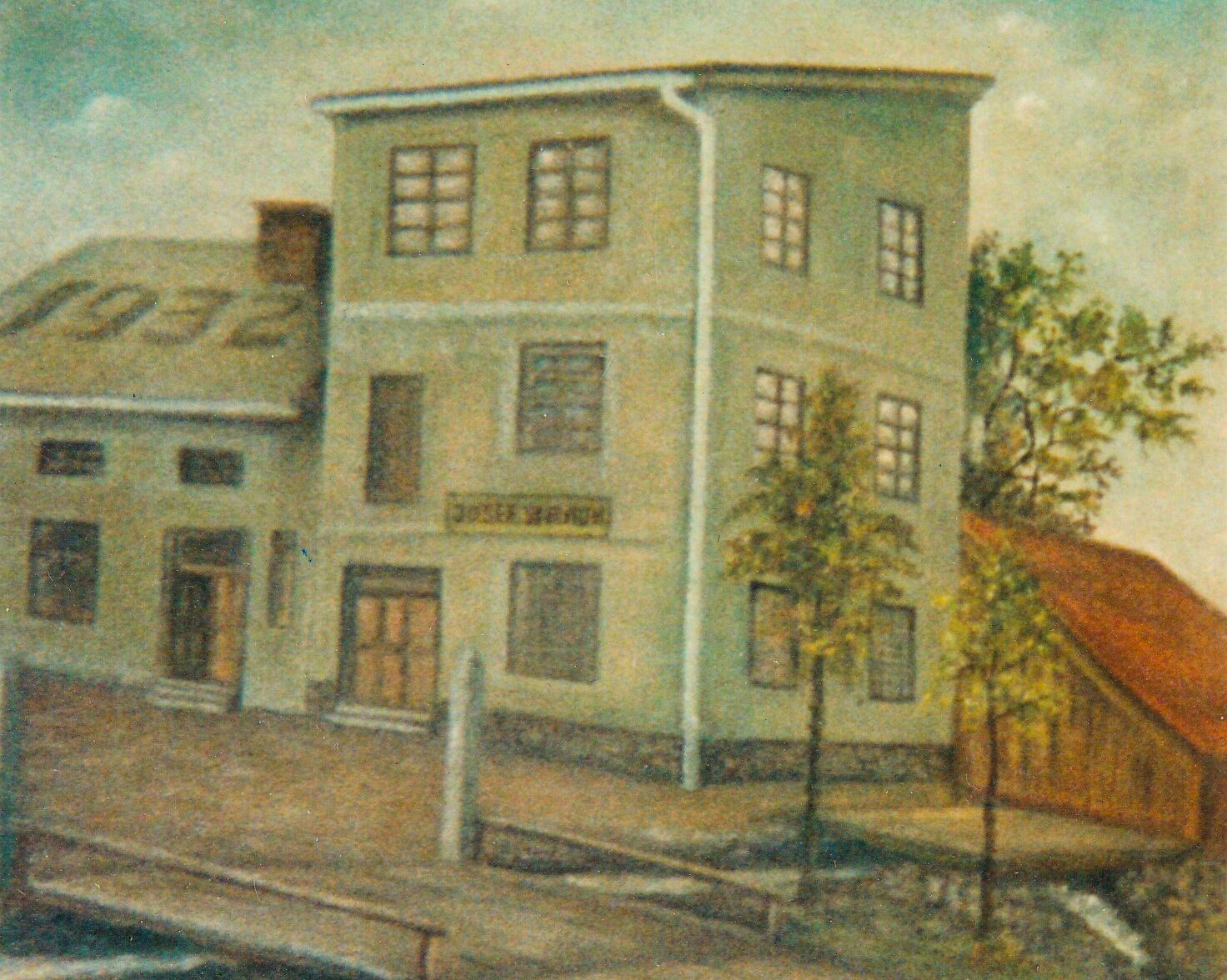 The house in Hyršov, where Anna Fischer spent her childhood