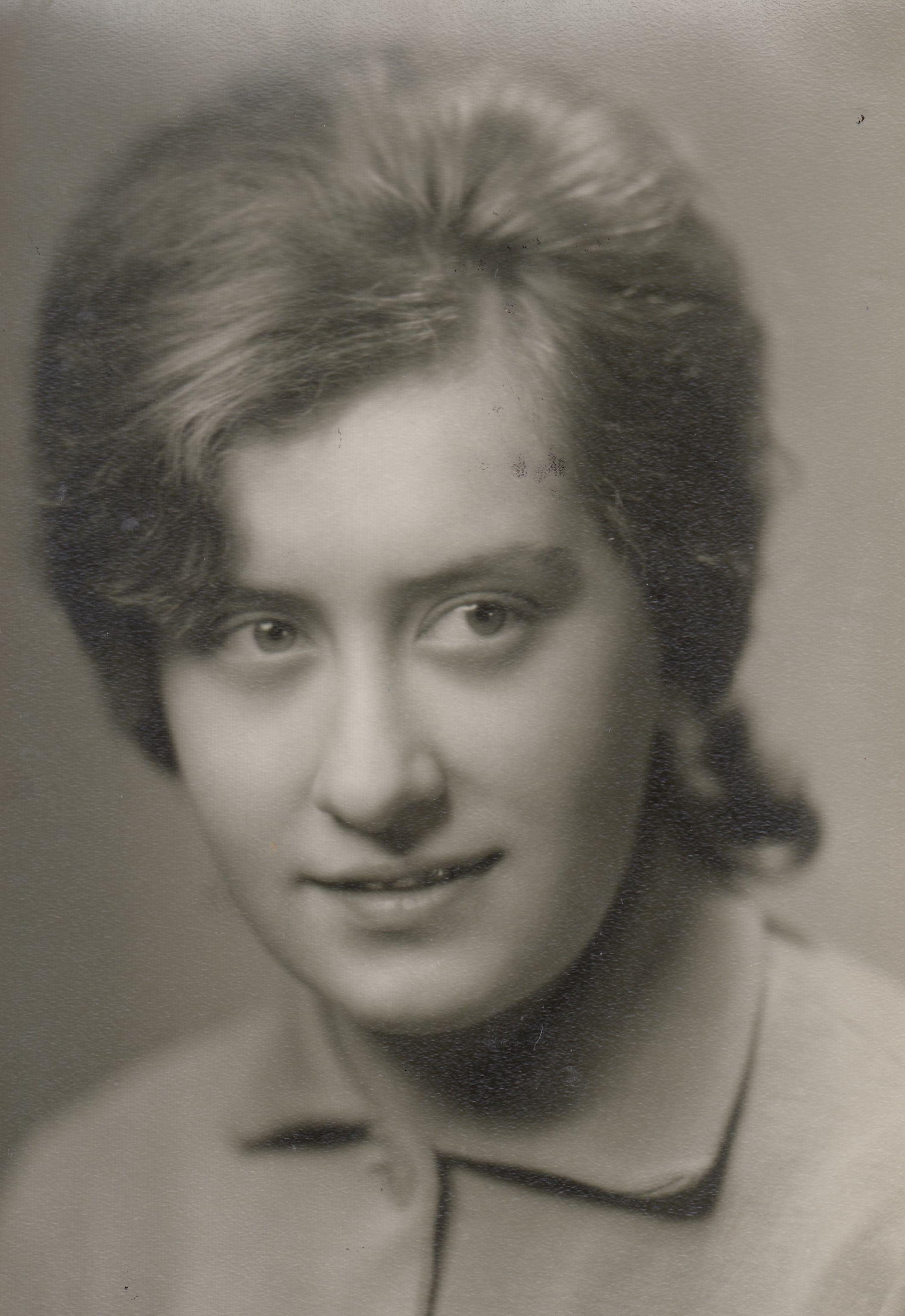 Anna Antlová, neé Mátlová, graduation photo, 1963