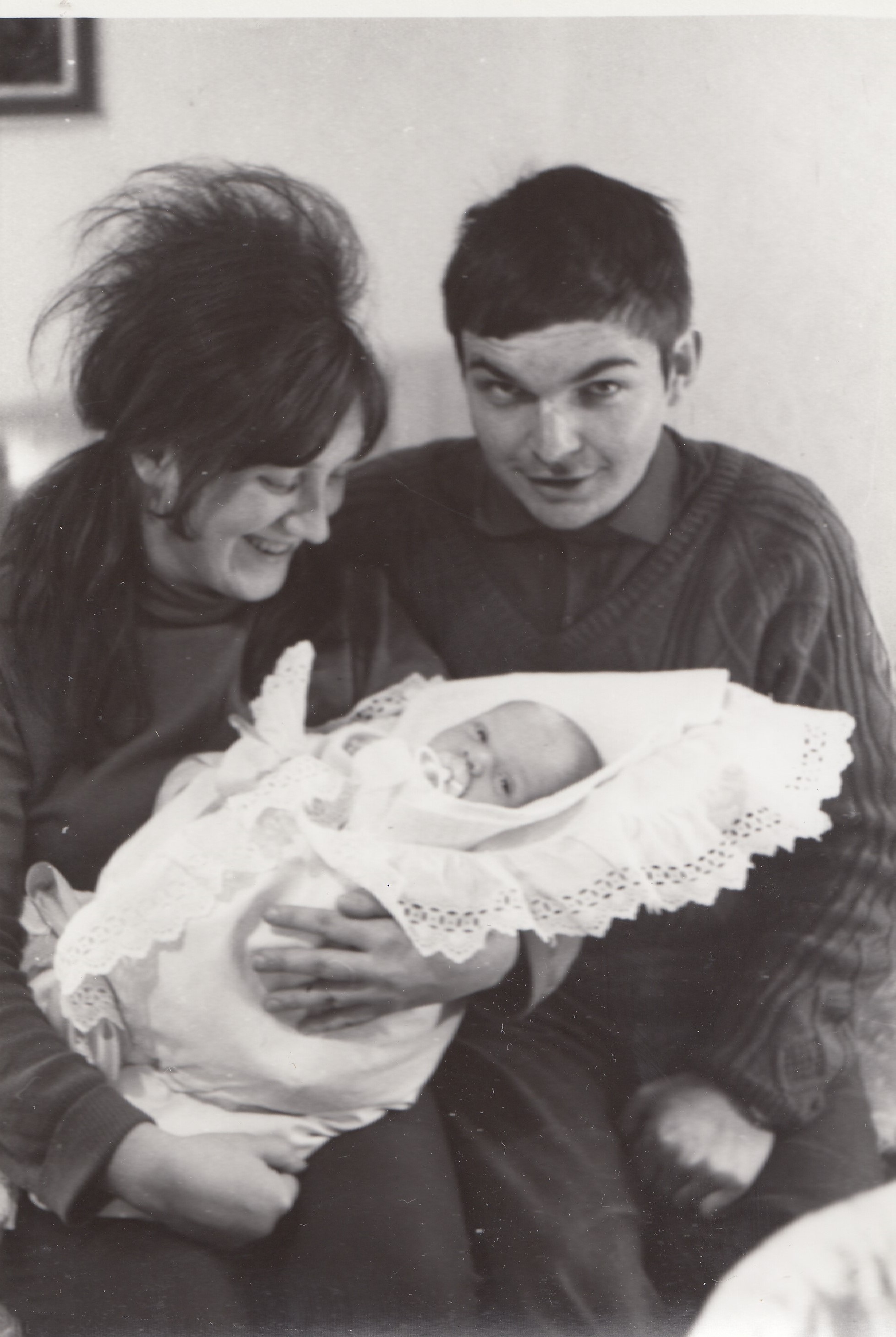 Miroslav Jeník with his son in autumn 1970 shortly before going to prison