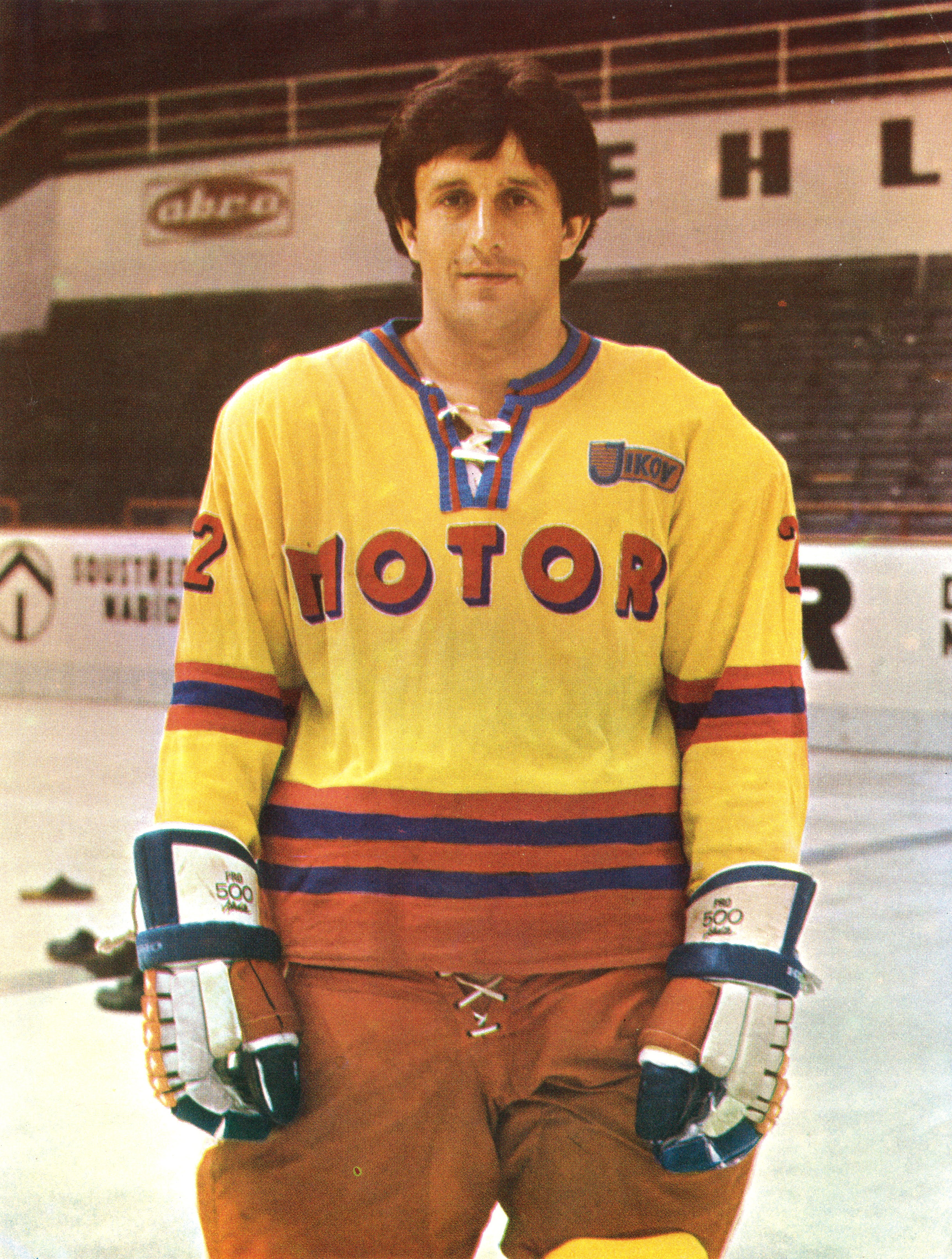 At the end of the 1970s, Pouzar was already a two-time world champion and a great support of the České Budějovice team