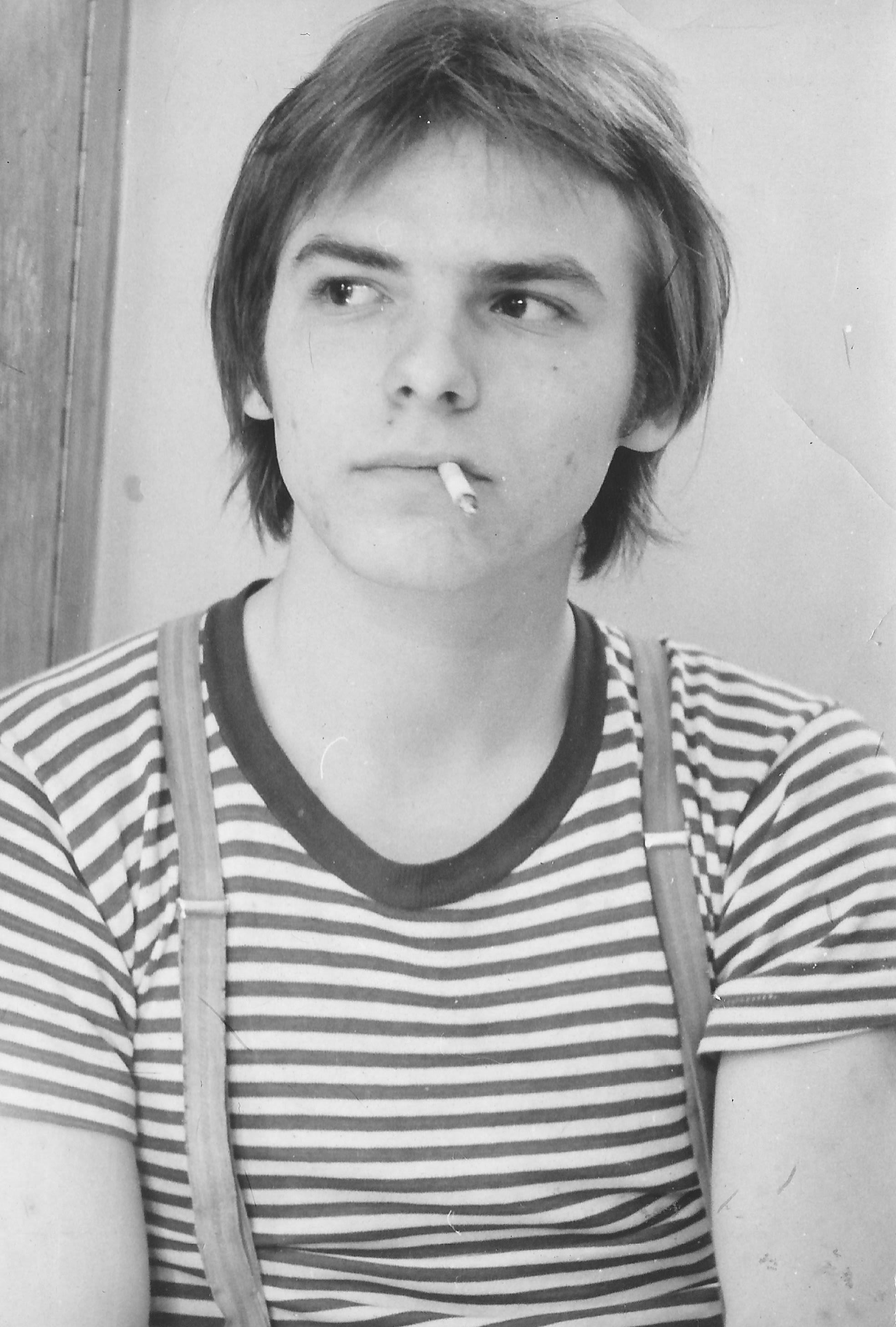 Portrait of Jan Hrabina in the Bohnice psychiatric hospital, summer 1974