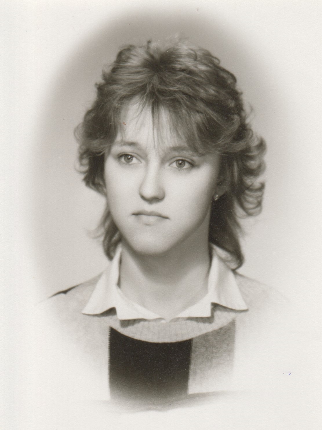 Secondary school graduation photo, 1988