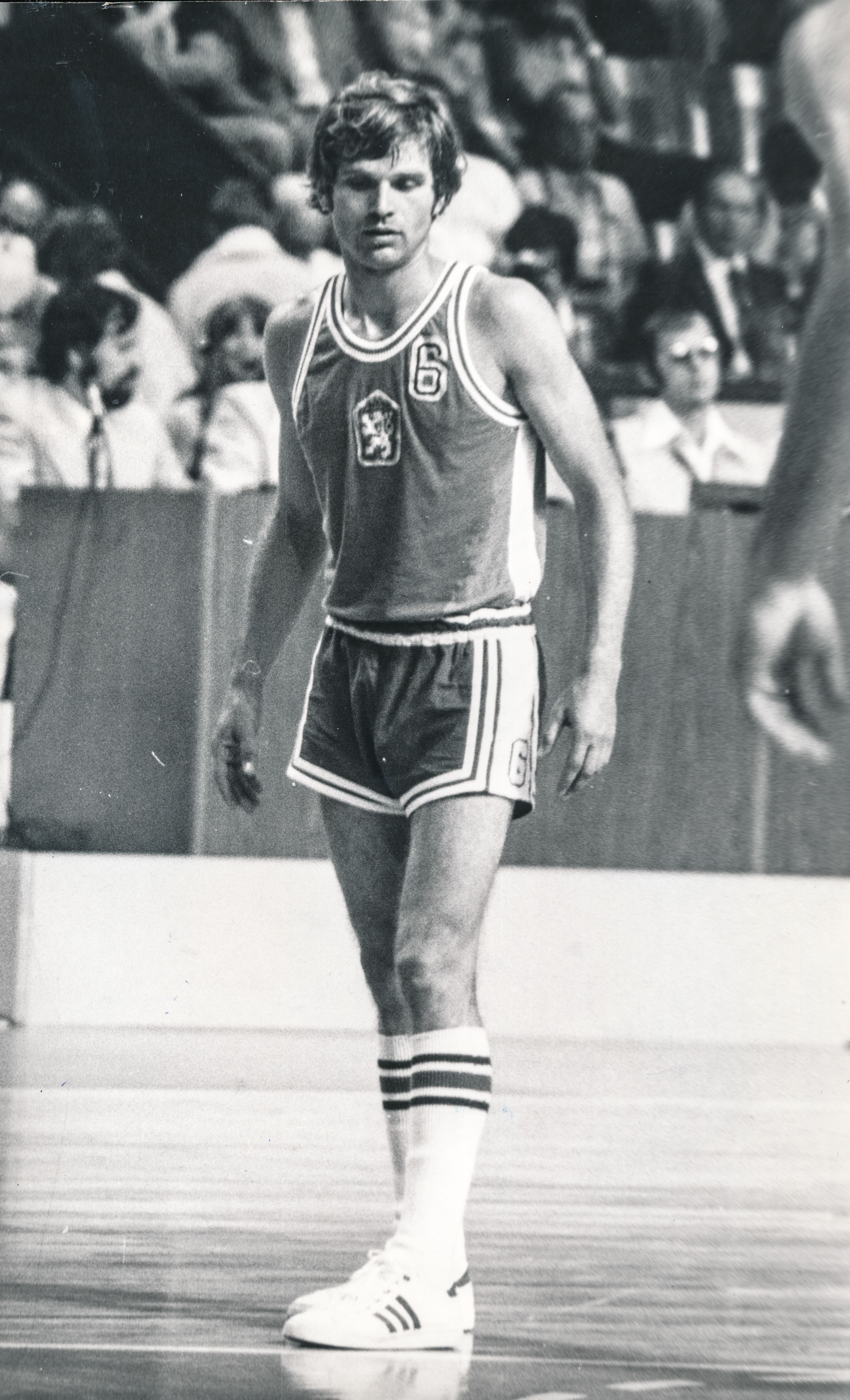 Jiří Konopásek in 1976 when the Czechoslovakia national team took the sixth place at the Olympic Games in Montreal