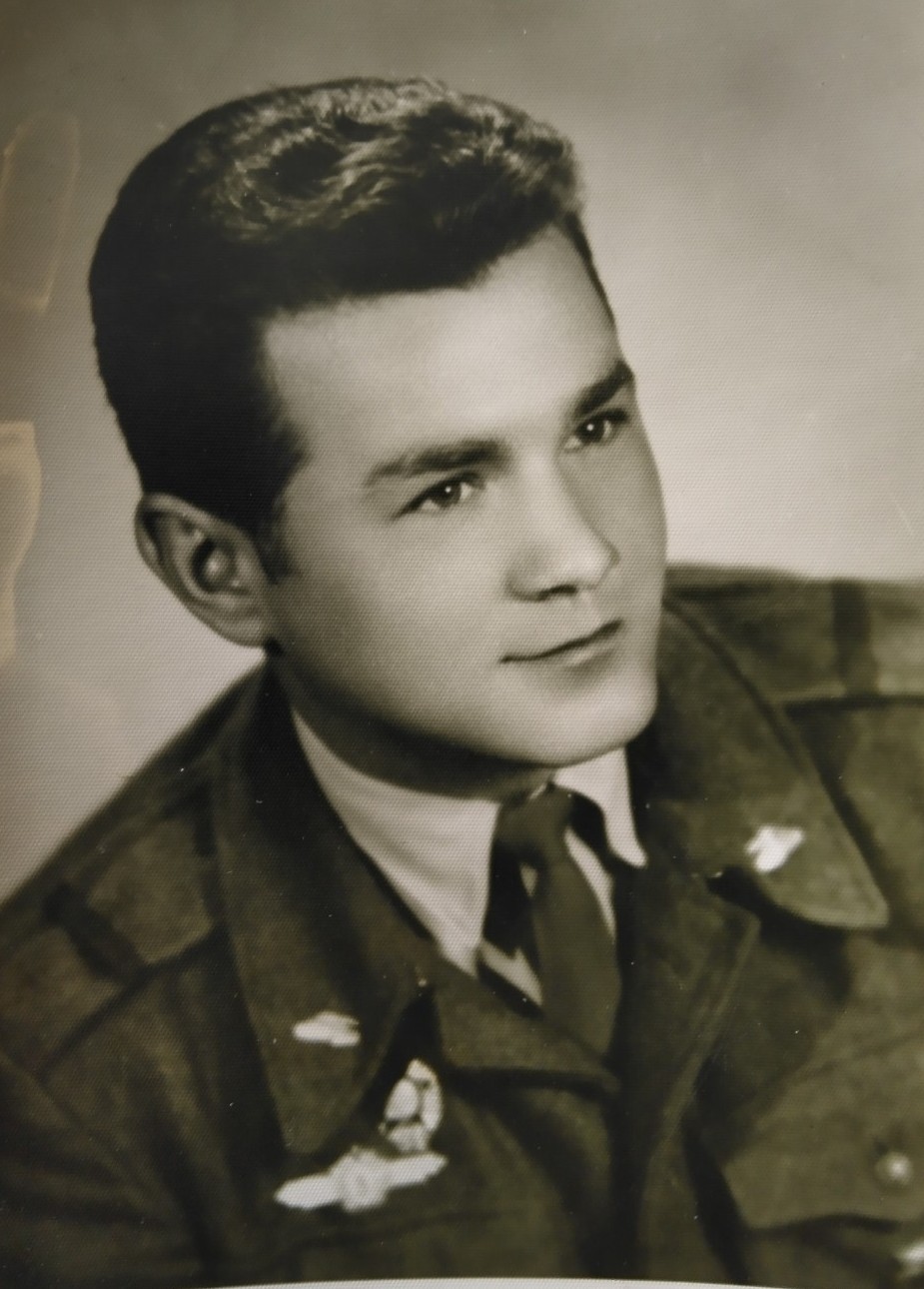 Jan Hanzlík during his military service in 1963