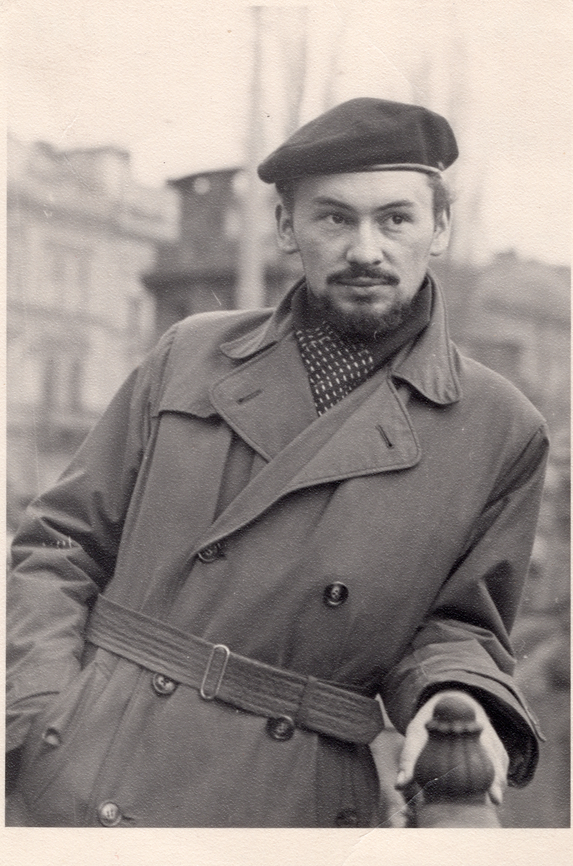 By the Labe river in Hradec Králové, 1962