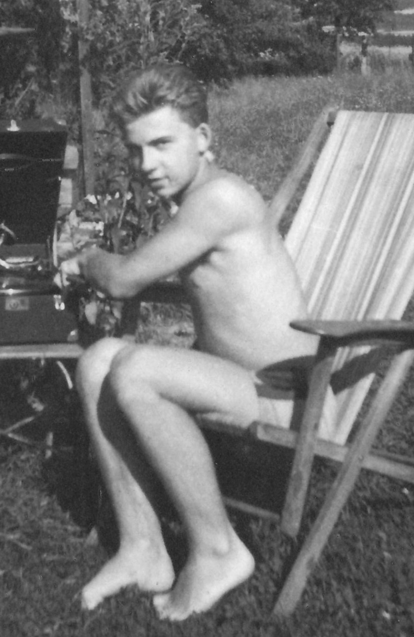 Vladimír Dousek in his youth