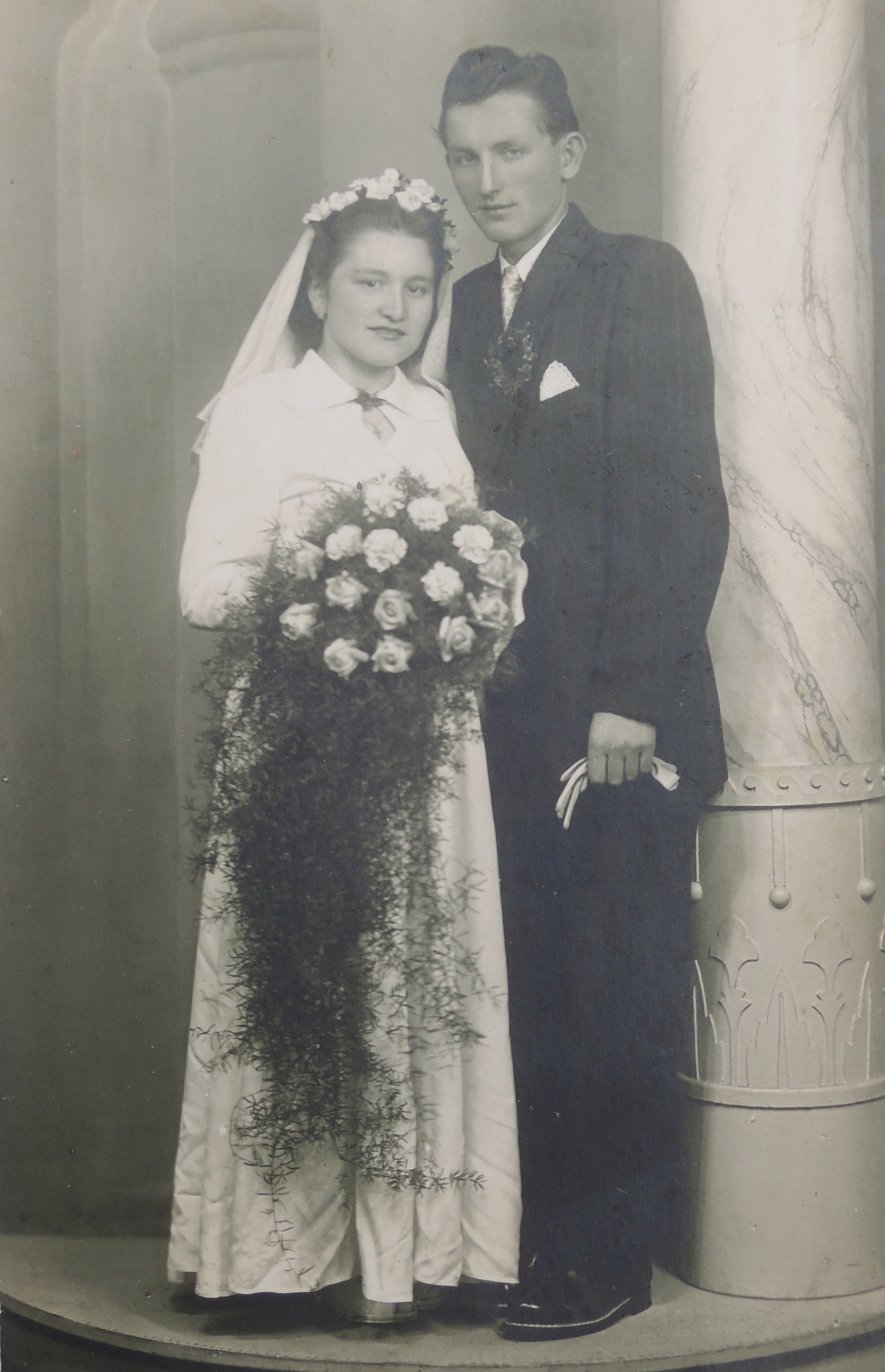 Wedding, Ludgeřovice, 10 January1953
