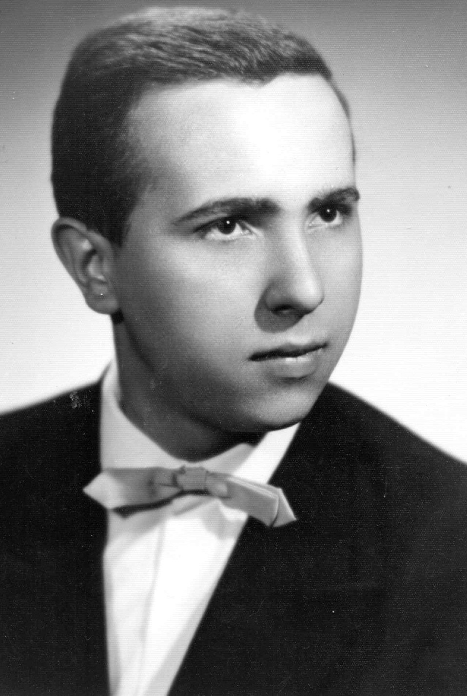 Arnošt Runčík in graduation photo in 1962
