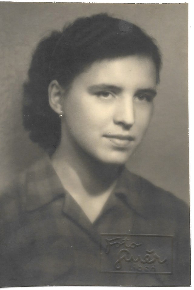 Hana Vrbická in 1952