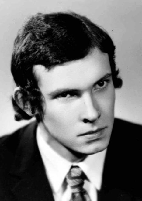 Josef Pleskot in a graduation photo (1972)