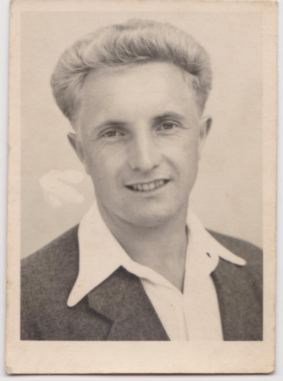 Josef Klečka after his return from Jáchymov, 1953