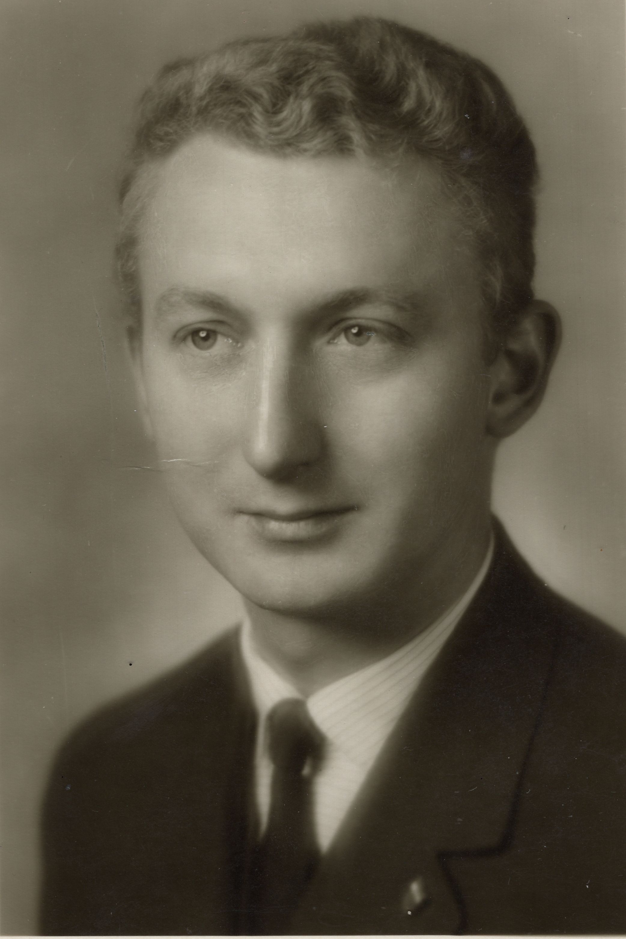 Zdeněk Štěpán, a graduation photo, 1957