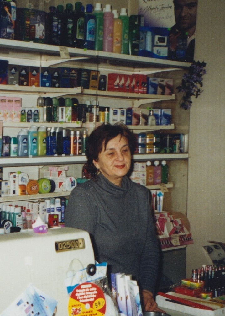 In her drugstore in Vsetin, 2003