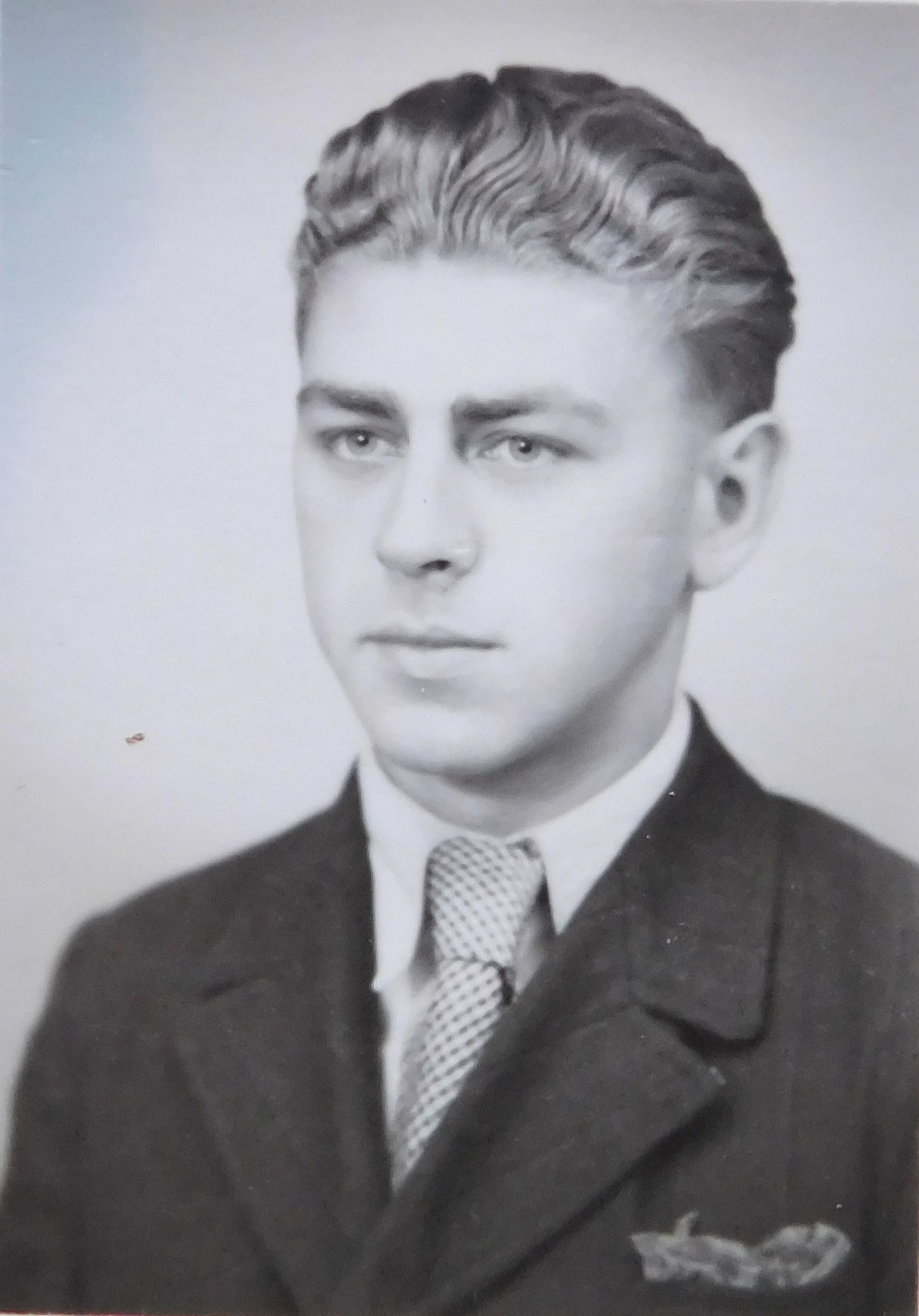 Alois Matěj in his youth