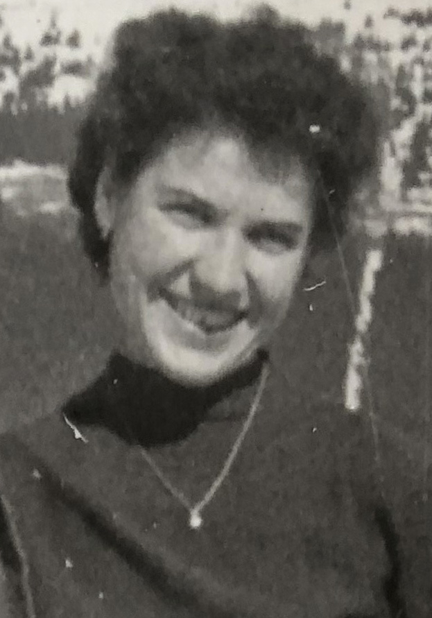 Alžběta Wildová in the Giant Mountains in the late 1950s