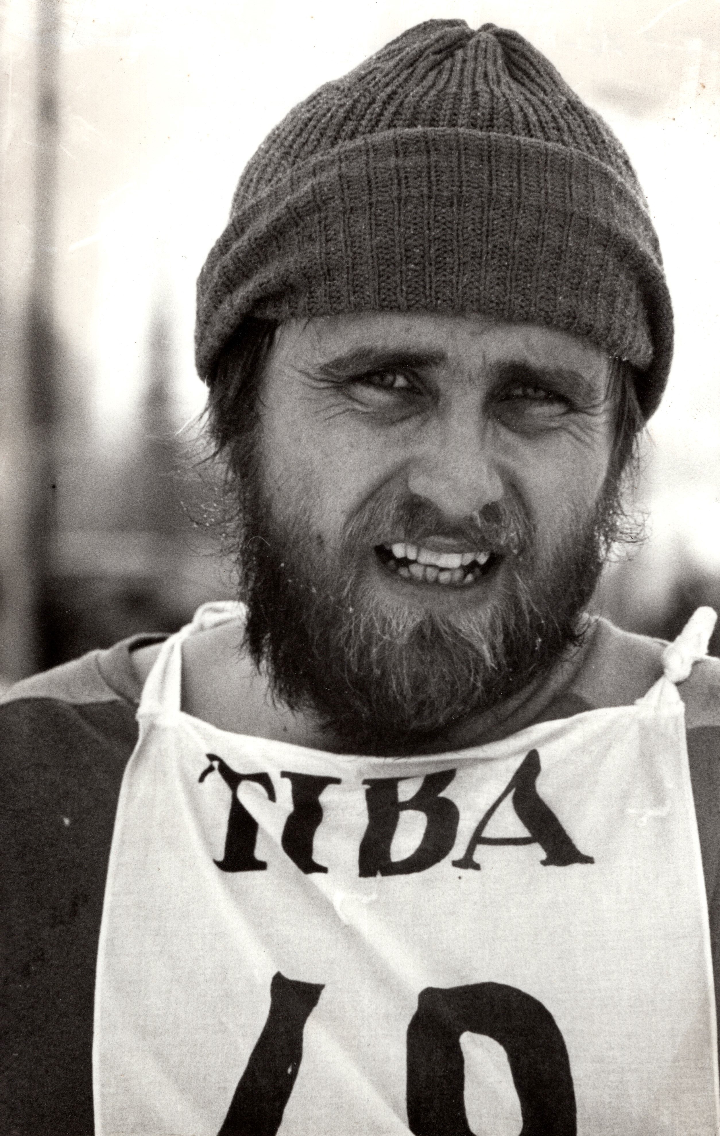 Stanislav Groh at a race on 15 February 1976. This was his first racing event after returning from hospital where he was treated for pneumonia