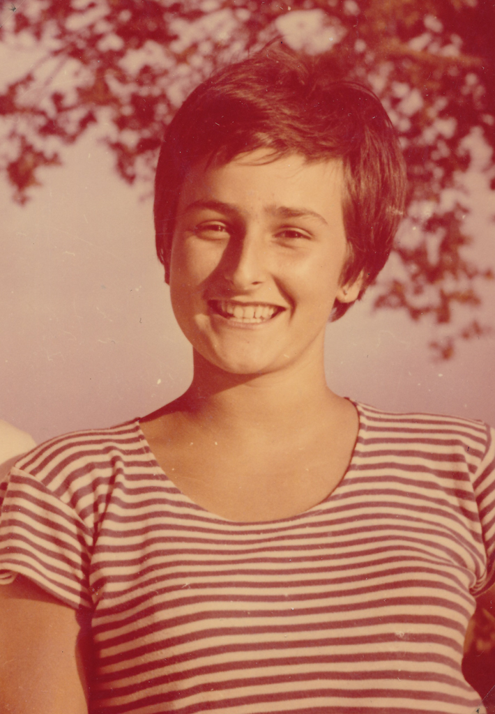 Eva Valentová in Dírna in South Bohemia in 1963