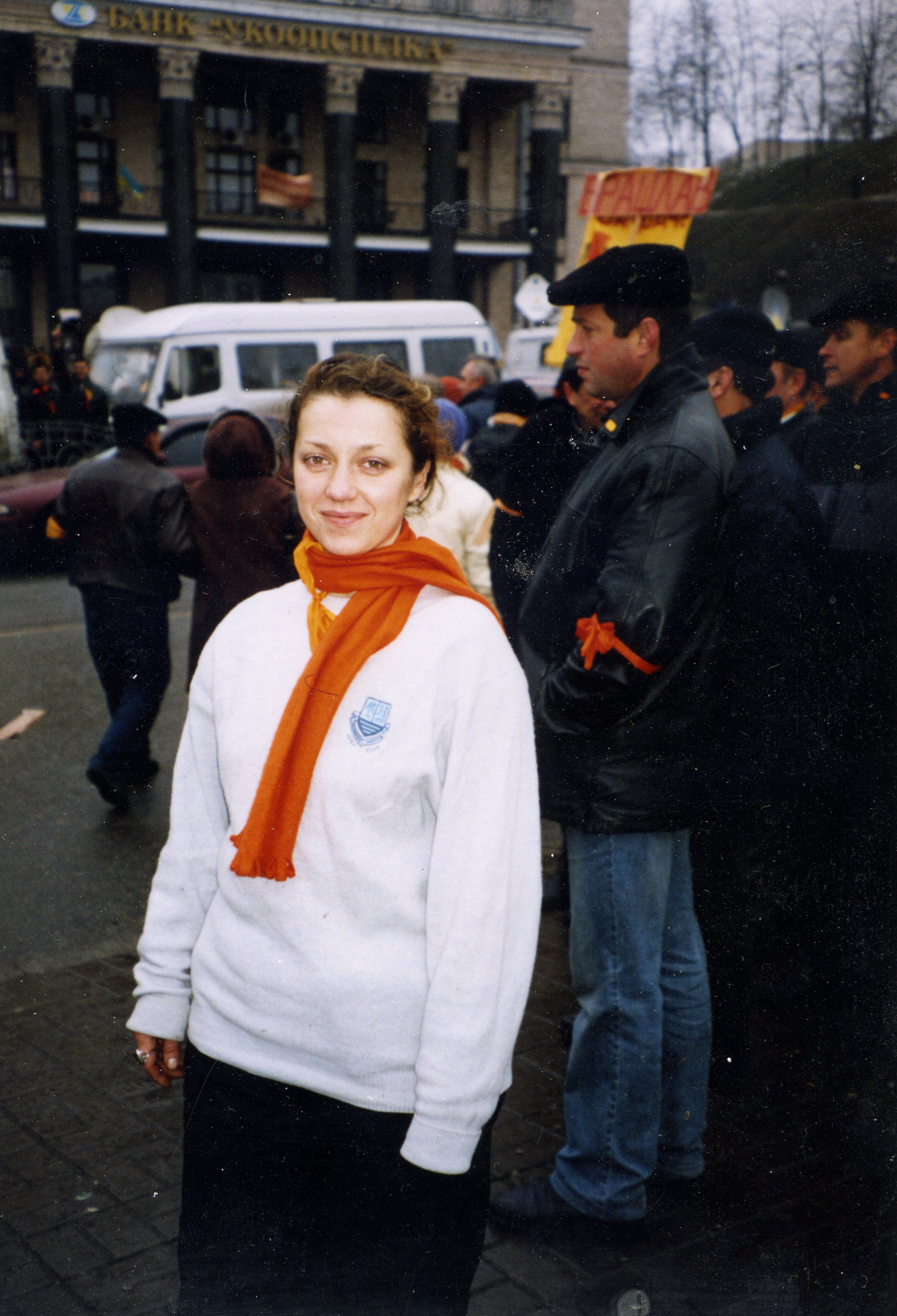 During the Orange Revolution, 2004
