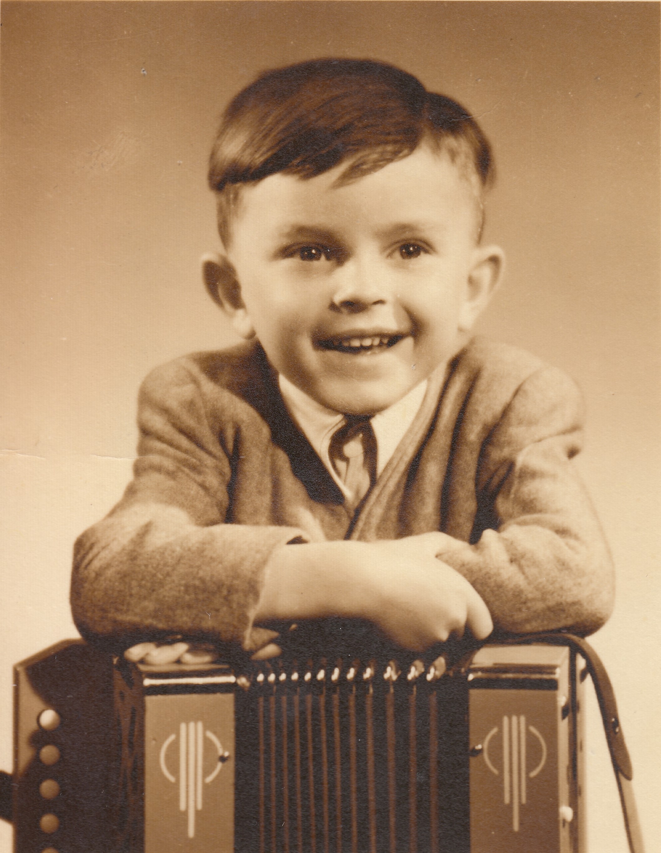 František Severa in his childhood