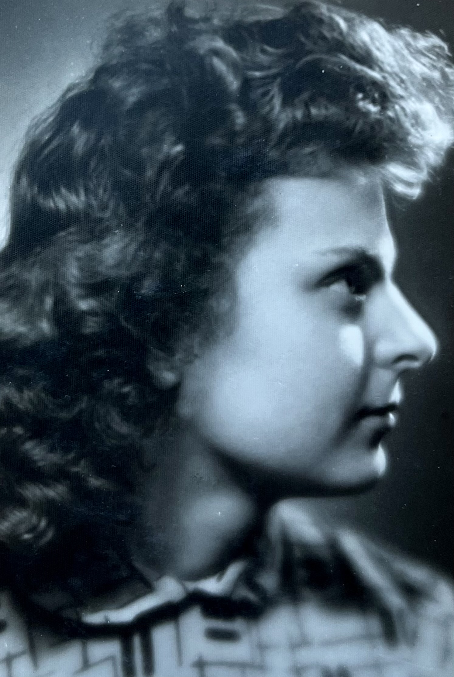 Jaroslava Št'astná, photo from her graduation photo board, 1959