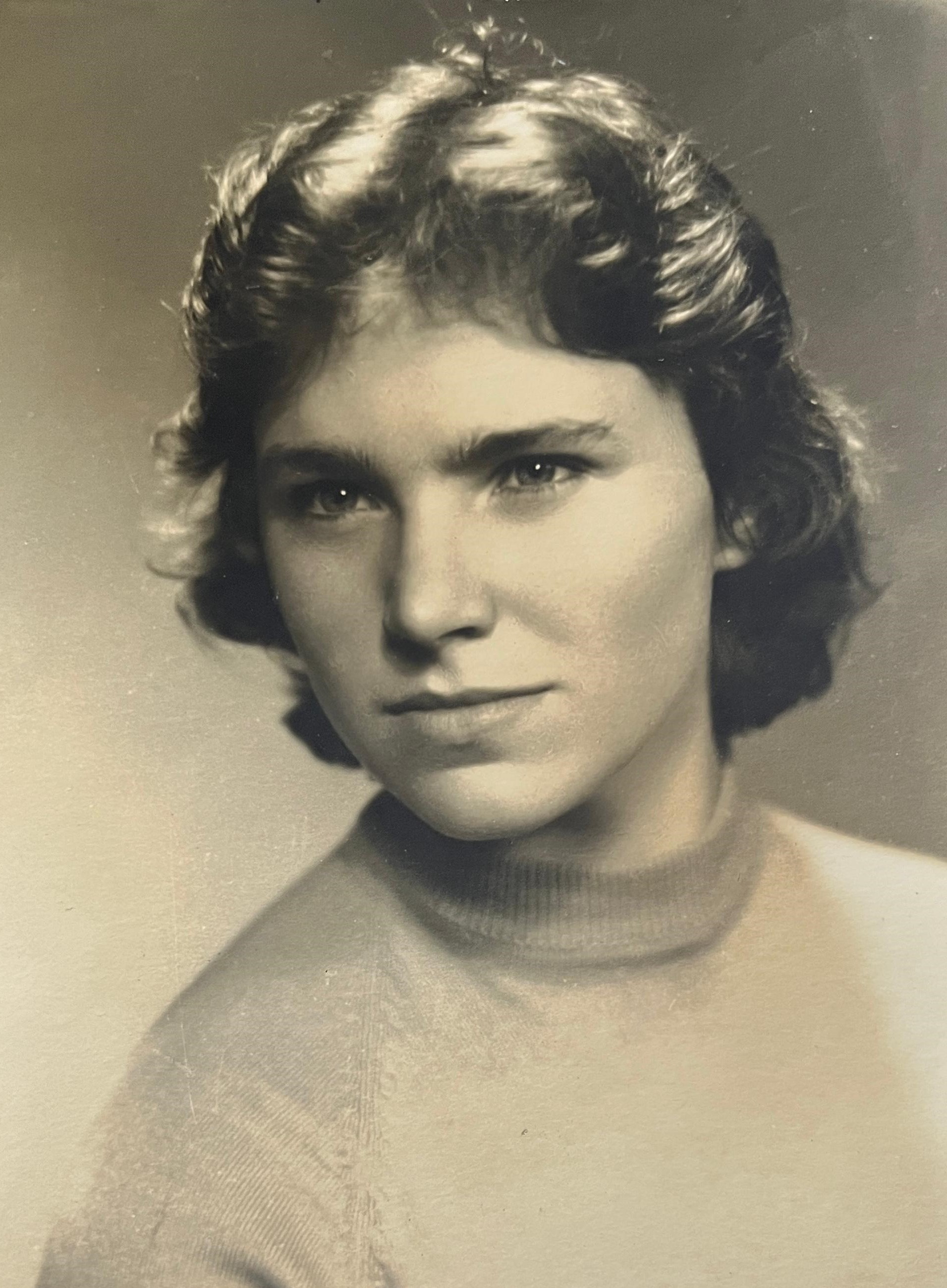 Anna Bekárková, née Košt'álová, in 1959