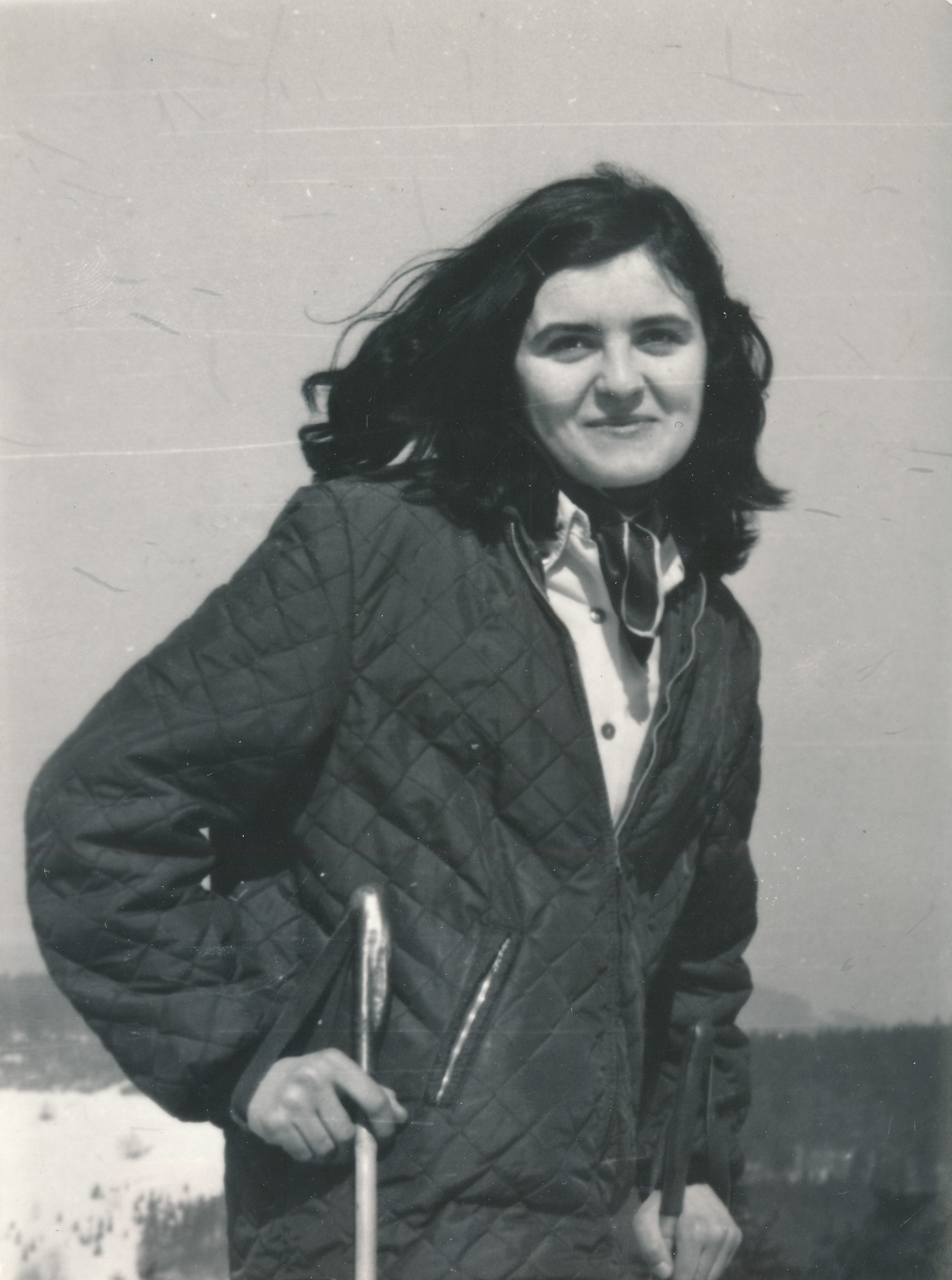 Lydia Šilarová in Krkonoše, 1972