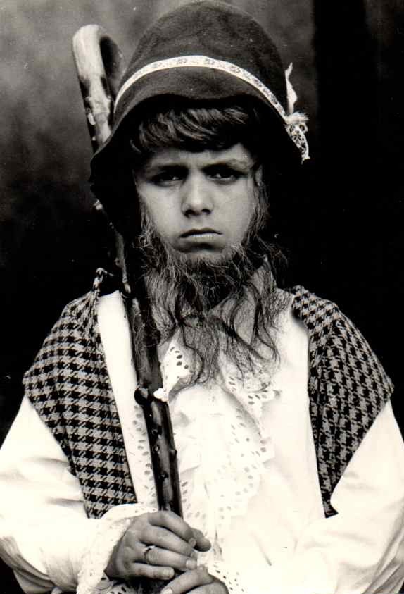 Ladislav Matějček in the theatre as Rumcajs