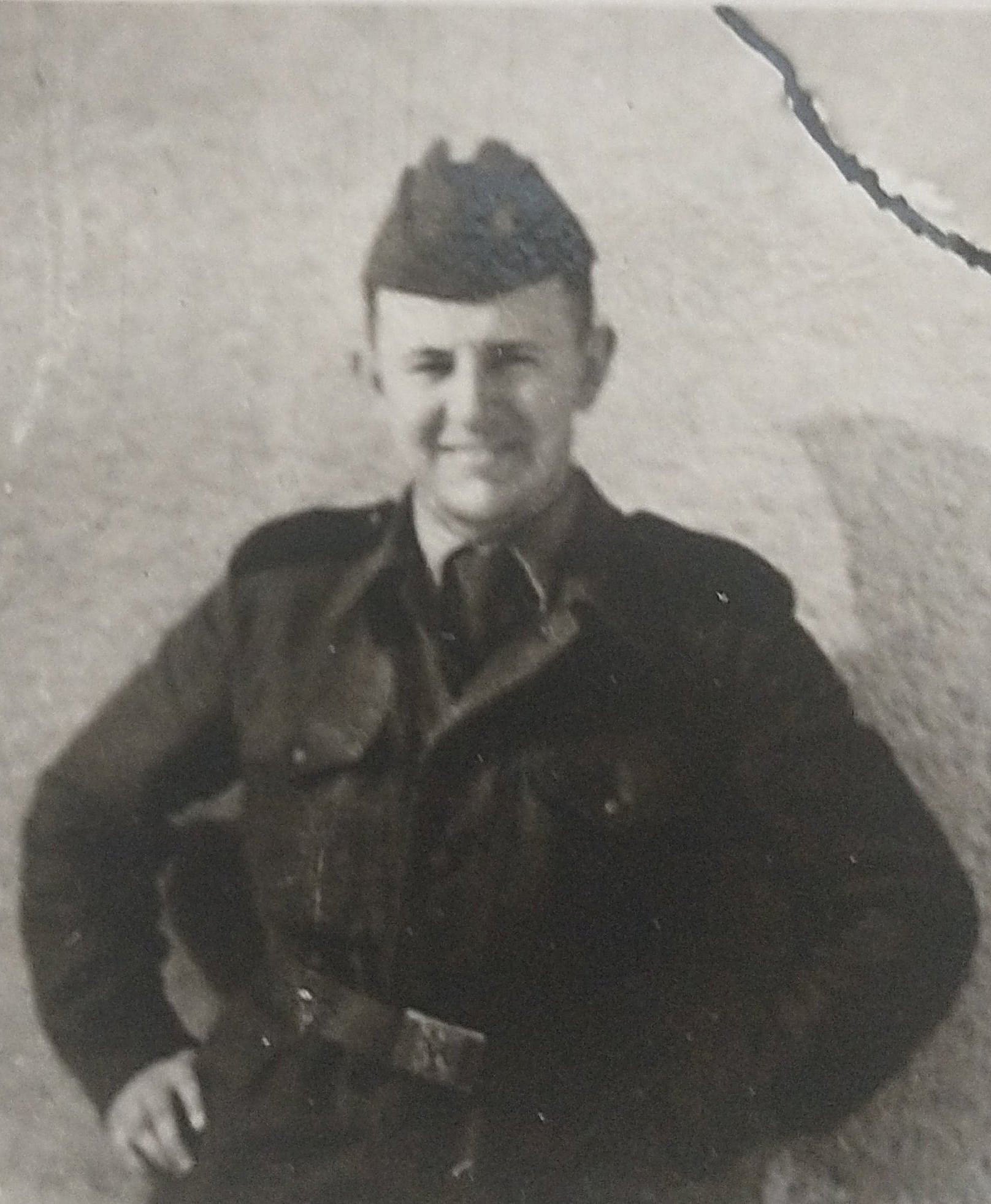 Josef Dolejší during his service in the Auxiliary Engineering Corps in 1953-55