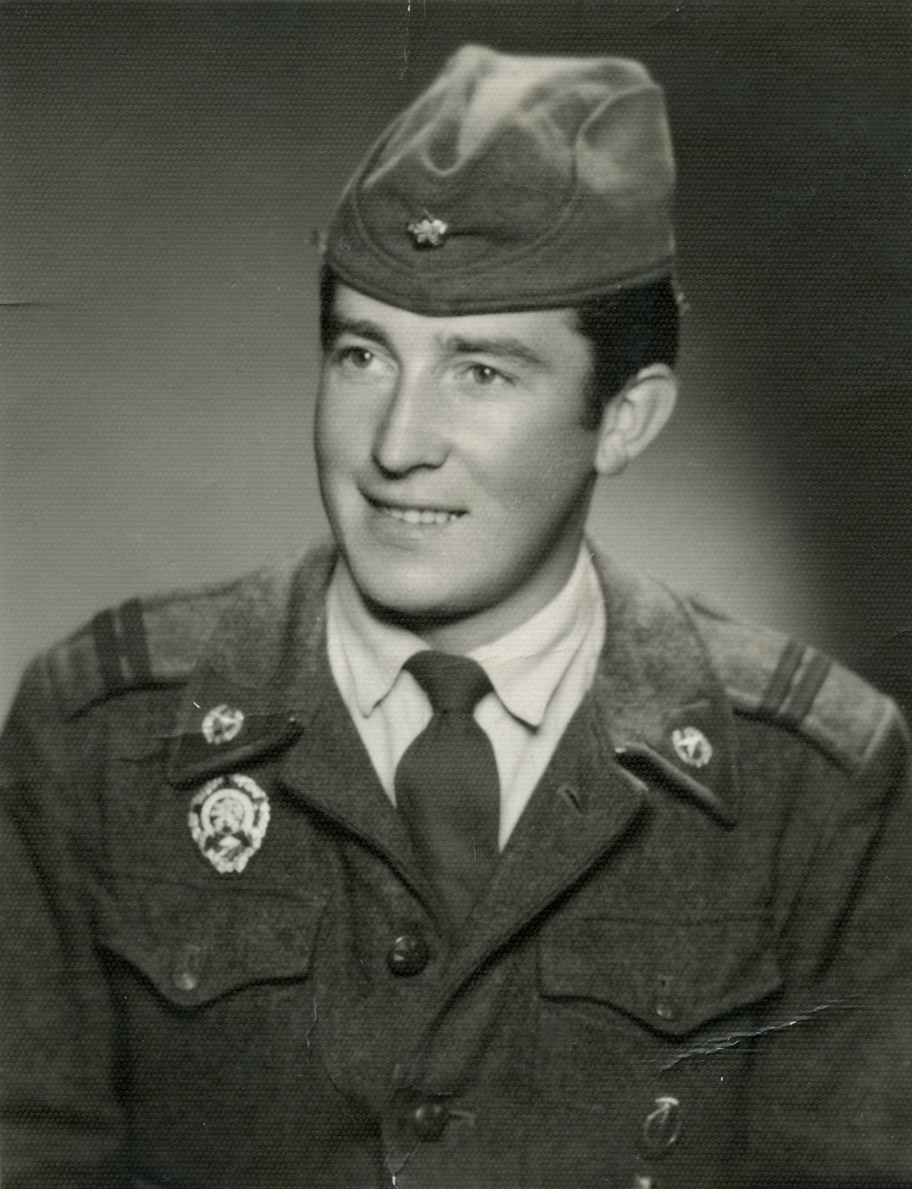 Květoslav Mocek in the military, 1961