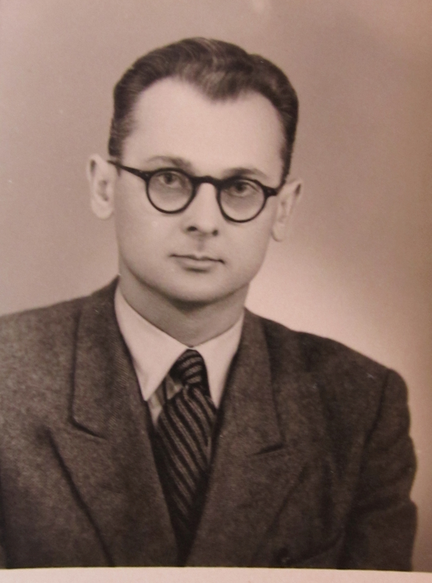 Josef Slanina in his youth