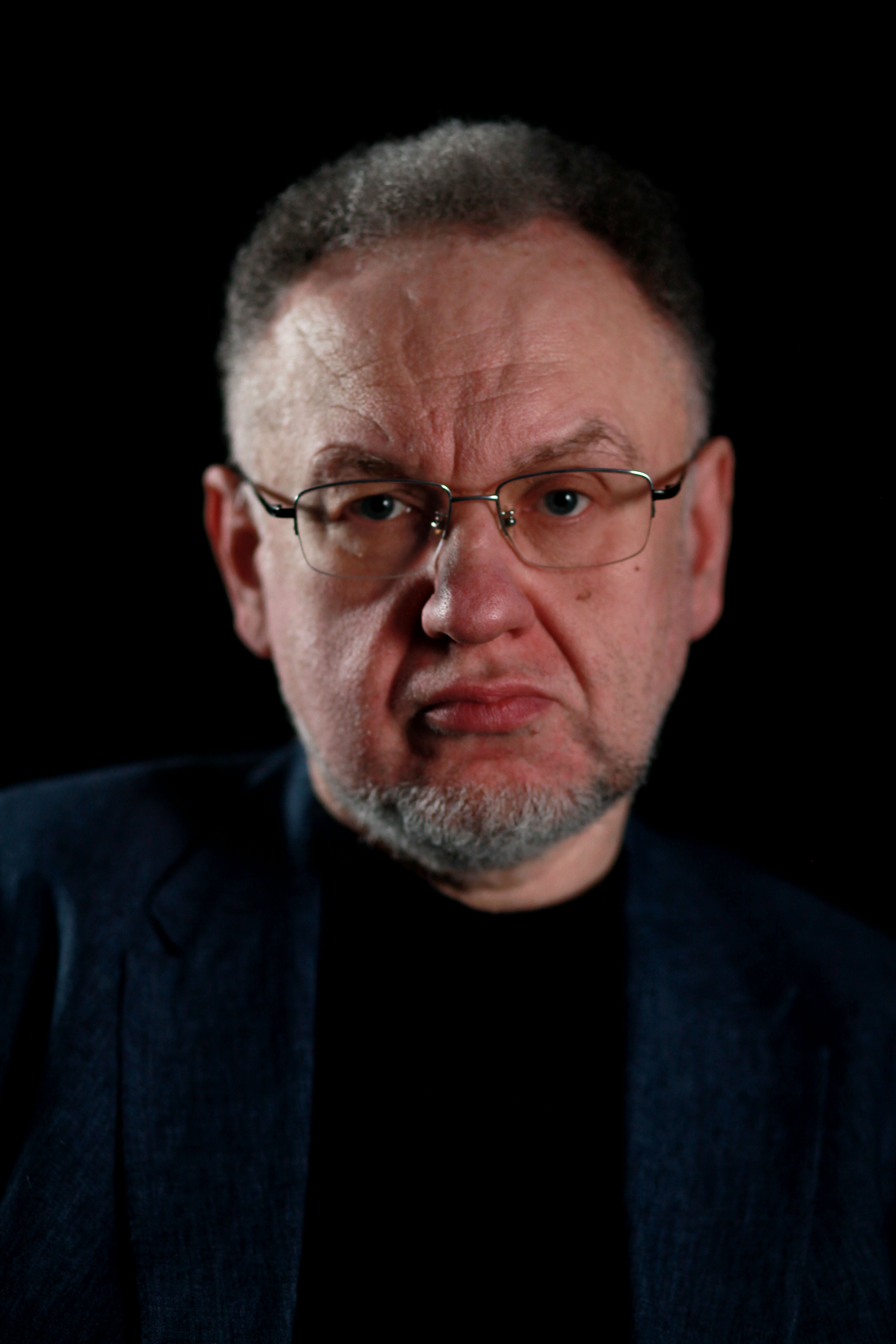 Volodymyr Yeshkiliev during the interview, 2024