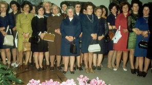 Přijetí delegace žen u příležitosti MDŽ na Pražském hradě 7. března 1975. Foto: ČTK/Kruliš Jiří