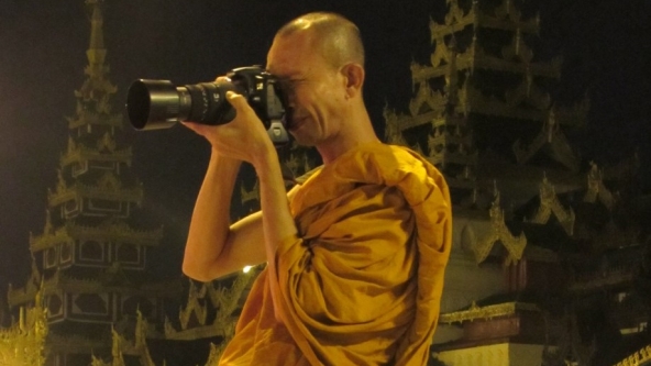 Filming in Burma
