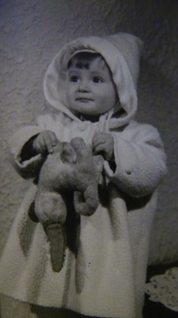 Her daughter, Naďa, 1953