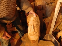The first carving by Miroslav Sedlář