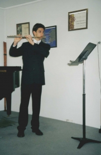 Albín's son Richard - an economist and a flautist
