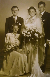 A wedding photo, 1950