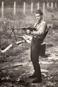 Jakub Sviták při výcviku / 1976