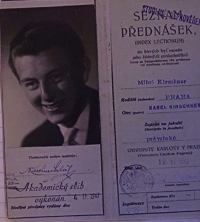 Miloš Kirschner, a student ID 