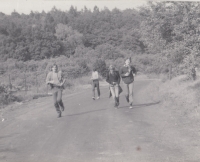 Witness Pavel Kvapil with friends during a pilgrimage to Svatý Hostýn in 1982