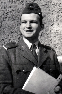 František Hýbl during the military service / the 1960s 