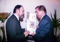 František Hýbl with Václav Havel