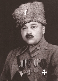 Marie Škrlová's father, legionary Tomáš Kelnar (1919) 