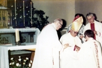 Adam Rucki being ordained / Český Těšín 1974